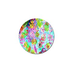 Bright Rainbow Background Golf Ball Marker (10 Pack) by Simbadda