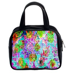 Bright Rainbow Background Classic Handbags (2 Sides) by Simbadda