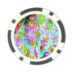 Bright Rainbow Background Poker Chip Card Guard (10 Pack) by Simbadda