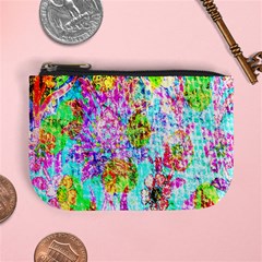 Bright Rainbow Background Mini Coin Purses by Simbadda