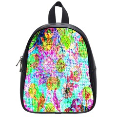 Bright Rainbow Background School Bags (small)  by Simbadda