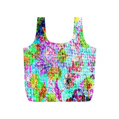 Bright Rainbow Background Full Print Recycle Bags (s)  by Simbadda