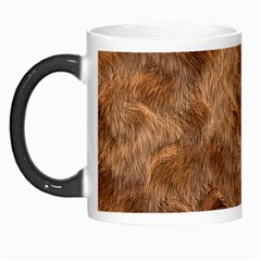 Brown Seamless Animal Fur Pattern Morph Mugs by Simbadda