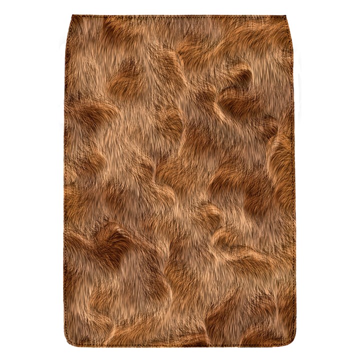 Brown Seamless Animal Fur Pattern Flap Covers (S) 