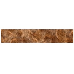 Brown Seamless Animal Fur Pattern Flano Scarf (large) by Simbadda