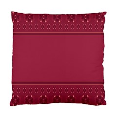 Heart Pattern Background In Dark Pink Standard Cushion Case (one Side) by Simbadda