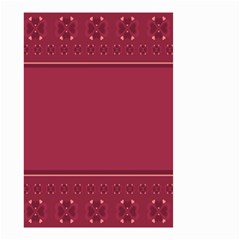 Heart Pattern Background In Dark Pink Small Garden Flag (two Sides) by Simbadda