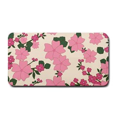 Vintage Floral Wallpaper Background In Shades Of Pink Medium Bar Mats by Simbadda