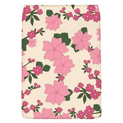 Vintage Floral Wallpaper Background In Shades Of Pink Flap Covers (s)  by Simbadda