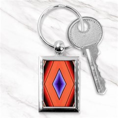 Diamond Shape Lines & Pattern Key Chains (rectangle)  by Simbadda