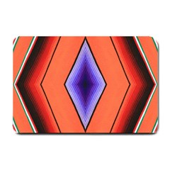 Diamond Shape Lines & Pattern Small Doormat  by Simbadda