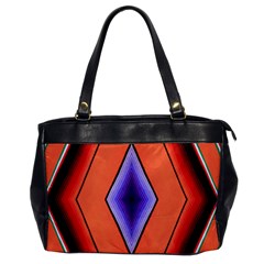 Diamond Shape Lines & Pattern Office Handbags by Simbadda