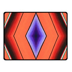 Diamond Shape Lines & Pattern Fleece Blanket (small) by Simbadda