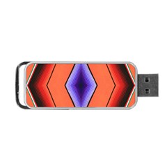 Diamond Shape Lines & Pattern Portable Usb Flash (one Side) by Simbadda