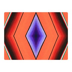 Diamond Shape Lines & Pattern Double Sided Flano Blanket (mini)  by Simbadda