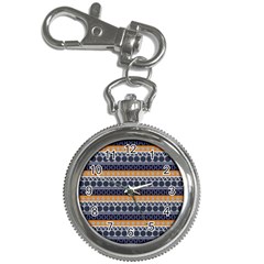 Abstract Elegant Background Pattern Key Chain Watches by Simbadda