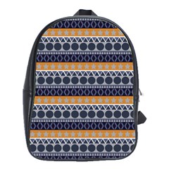 Abstract Elegant Background Pattern School Bags(large)  by Simbadda