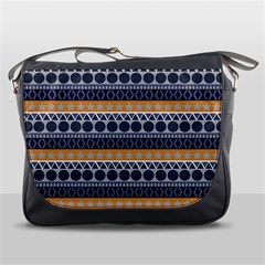 Abstract Elegant Background Pattern Messenger Bags by Simbadda