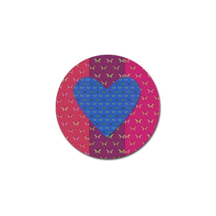 Butterfly Heart Pattern Golf Ball Marker