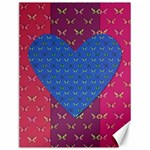 Butterfly Heart Pattern Canvas 12  x 16   11.86 x15.41  Canvas - 1