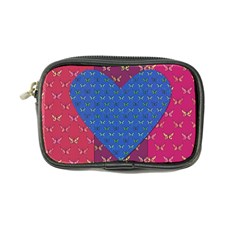 Butterfly Heart Pattern Coin Purse by Simbadda