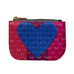 Butterfly Heart Pattern Mini Coin Purses by Simbadda