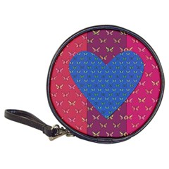 Butterfly Heart Pattern Classic 20-cd Wallets