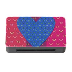 Butterfly Heart Pattern Memory Card Reader With Cf