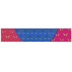 Butterfly Heart Pattern Flano Scarf (large) by Simbadda