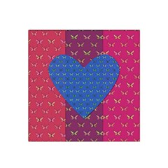 Butterfly Heart Pattern Satin Bandana Scarf by Simbadda