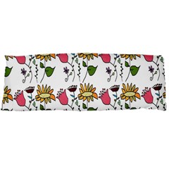 Handmade Pattern With Crazy Flowers Body Pillow Case Dakimakura (two Sides)