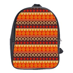 Abstract Lines Seamless Pattern School Bags (xl)  by Simbadda