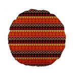 Abstract Lines Seamless Pattern Standard 15  Premium Flano Round Cushions Front