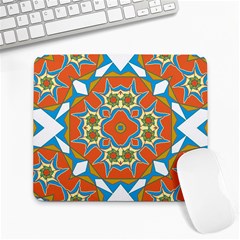 Digital Computer Graphic Geometric Kaleidoscope Large Mousepads by Simbadda