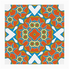 Digital Computer Graphic Geometric Kaleidoscope Medium Glasses Cloth by Simbadda