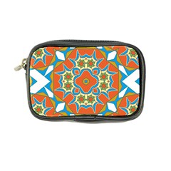 Digital Computer Graphic Geometric Kaleidoscope Coin Purse by Simbadda