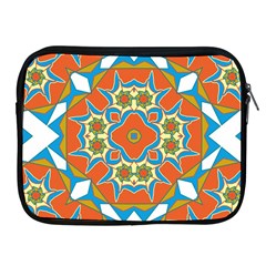 Digital Computer Graphic Geometric Kaleidoscope Apple Ipad 2/3/4 Zipper Cases by Simbadda