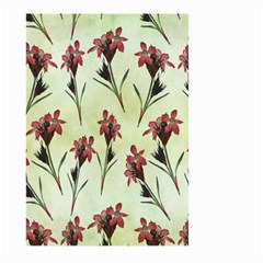 Vintage Style Seamless Floral Wallpaper Pattern Background Large Garden Flag (two Sides) by Simbadda