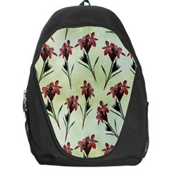 Vintage Style Seamless Floral Wallpaper Pattern Background Backpack Bag by Simbadda