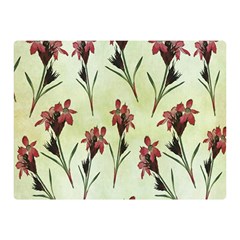 Vintage Style Seamless Floral Wallpaper Pattern Background Double Sided Flano Blanket (mini) 