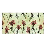 Vintage Style Seamless Floral Wallpaper Pattern Background Satin Shawl Front