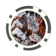 Wooden Hot Ashes Pattern Poker Chip Card Guard by Simbadda