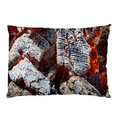 Wooden Hot Ashes Pattern Pillow Case (two Sides) by Simbadda