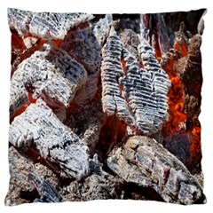 Wooden Hot Ashes Pattern Large Cushion Case (one Side) by Simbadda