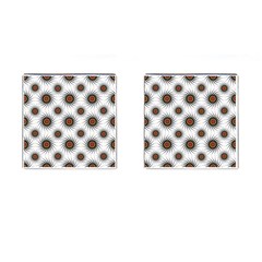 Pearly Pattern Half Tone Background Cufflinks (square) by Simbadda