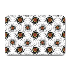 Pearly Pattern Half Tone Background Small Doormat  by Simbadda