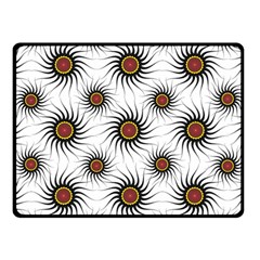 Pearly Pattern Half Tone Background Fleece Blanket (small) by Simbadda