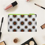 Pearly Pattern Half Tone Background Cosmetic Bag (XS) Back