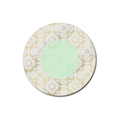 Seamless Abstract Background Pattern Rubber Round Coaster (4 Pack)  by Simbadda