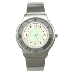 Seamless Abstract Background Pattern Stainless Steel Watch by Simbadda